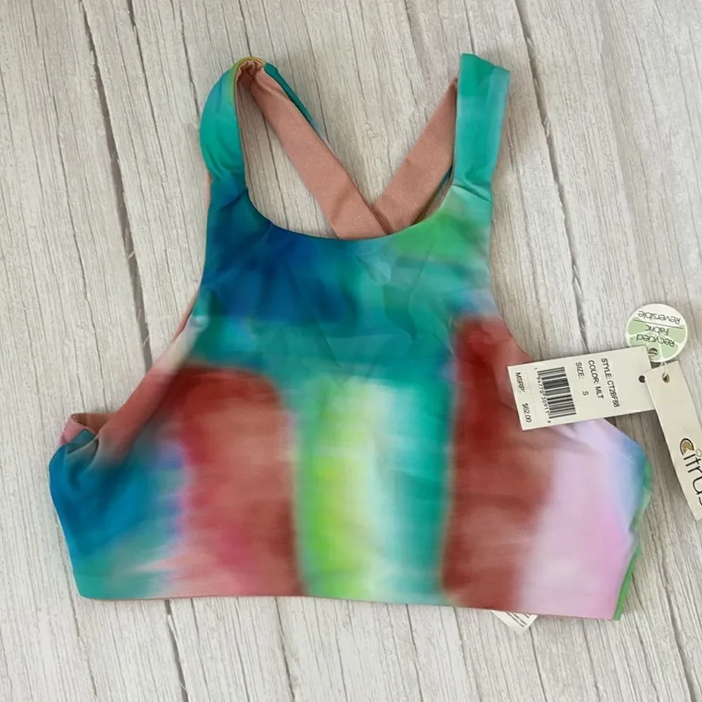 Citrus Bikini Swimsuit Top